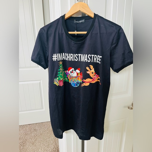 DOLCE & GABBANA #IAMACHRISTMASTREE T-SHIRT - Picture 6 of 11